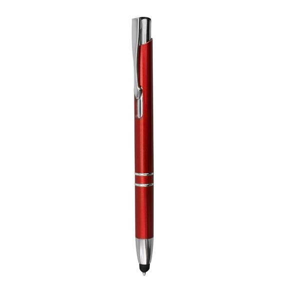 Esferográfica em plástico, com touch e clip em metal Strix - Image 4