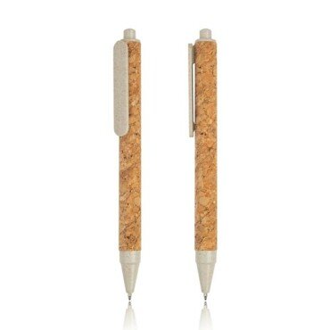 Esferográfica em cortiça e fibra de trigo Coreat