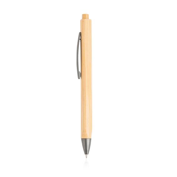 Esferográfica em bambu triangular Boliboo