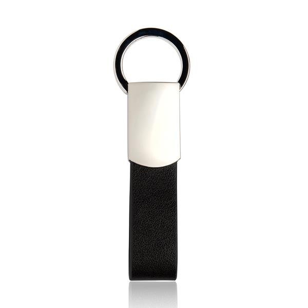 Porta-chaves em metal mate e PU Dery - Image 2