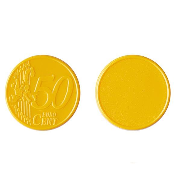 Ficha € 0,50 para carrinho, plástico PS Coin 50 - Image 7