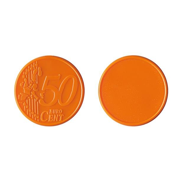 Ficha € 0,50 para carrinho, plástico PS Coin 50 - Image 3