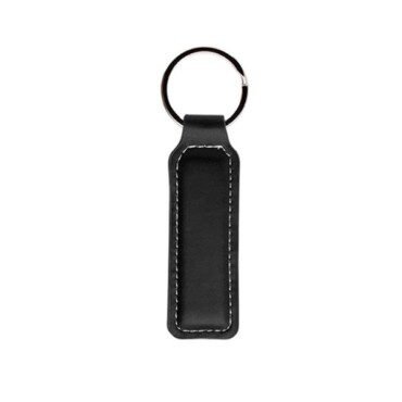 Porta-chaves retangular em PU Strakey
