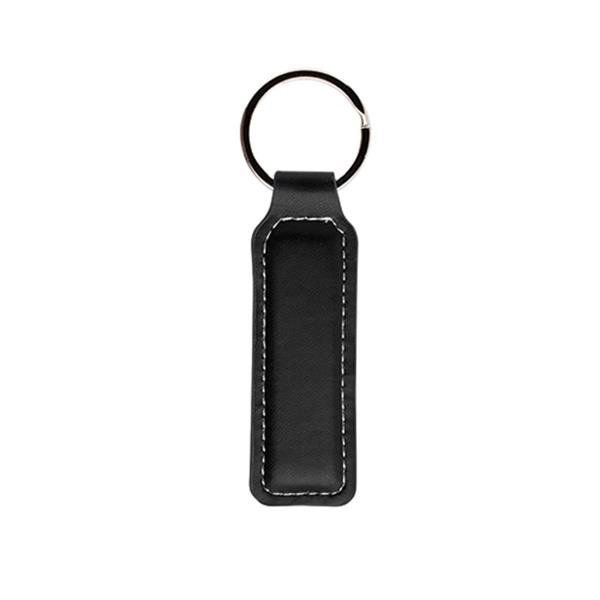 Porta-chaves retangular em PU Strakey