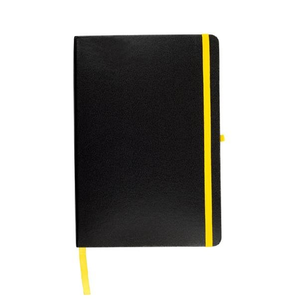 Bloco de notas A5, com capa em cartão e bolsa Happynote