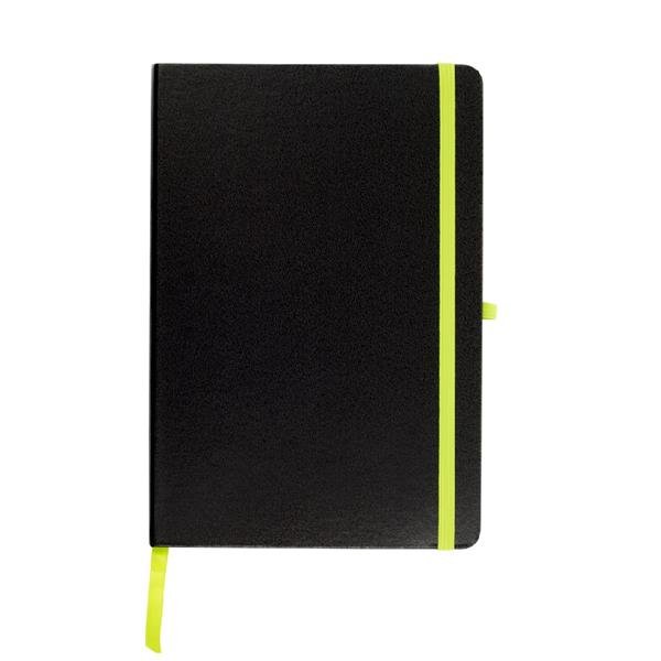Bloco de notas A5, com capa em cartão e bolsa Happynote - Image 2