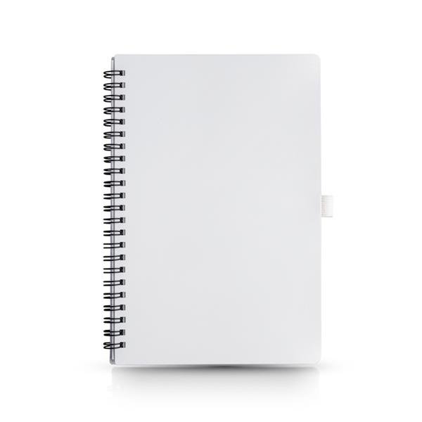 Bloco de notas de argolas A5 com capa em PP Spiral - Image 2
