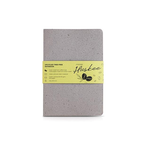 Bloco A5 com capa em casca de café Huskee