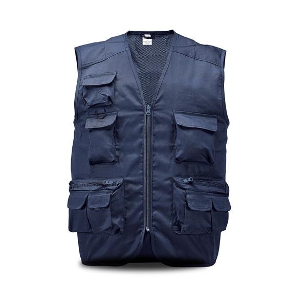 Colete multi-bolso em polialgodão, 190g/m2 Safish - Image 2