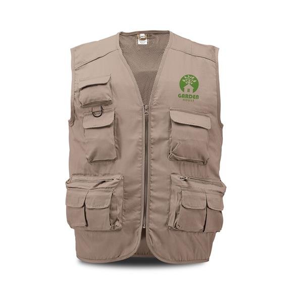 Colete multi-bolso em polialgodão, 190g/m2 Safish - Image 3