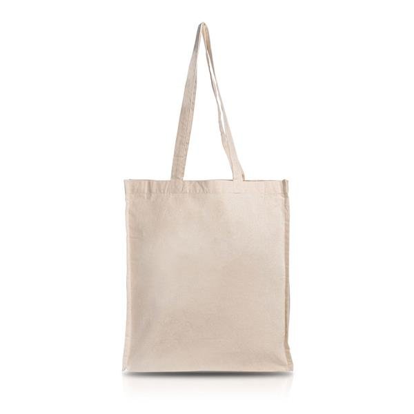 Saco 100% algodão Orgânico 220g , com fole Celici