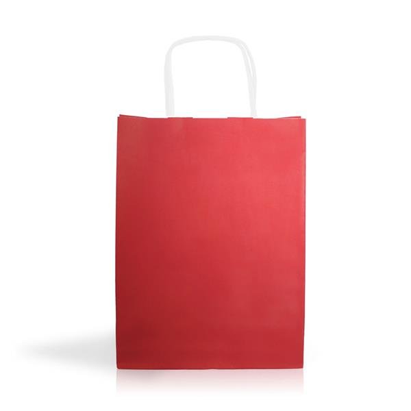 Saco papel kraft 90g/m2 18X24X8cm - cores KraftColor01 - Image 2