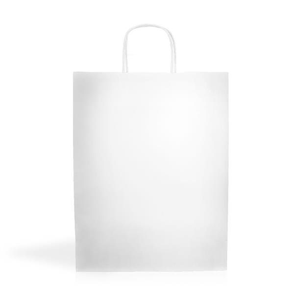 Saco papel kraft 100g/m2 42X49X16cm - branco WKraft09