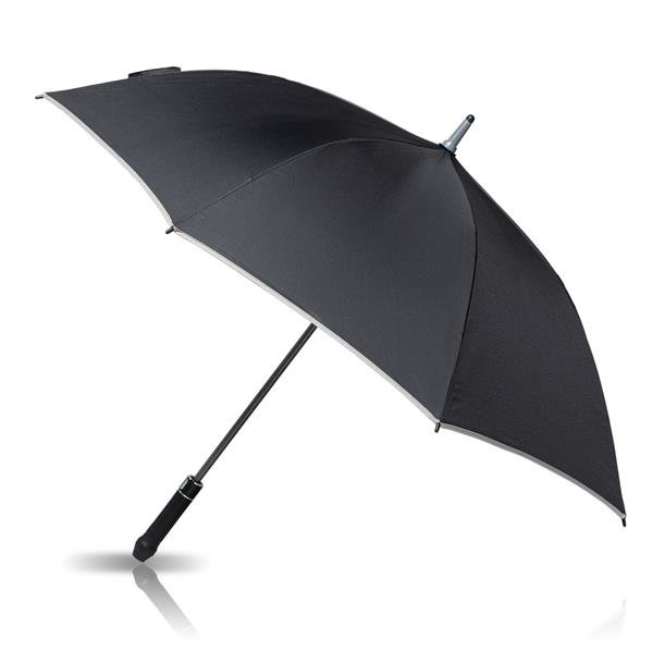 Guarda-chuva em pongee 190T, detalhes coloridos Colorain