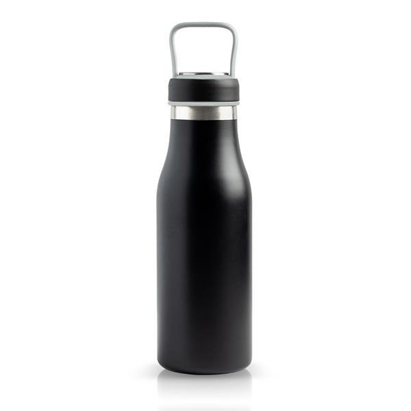 Garrafa térmica 510 ml com compartimento na tampa Liquiduo