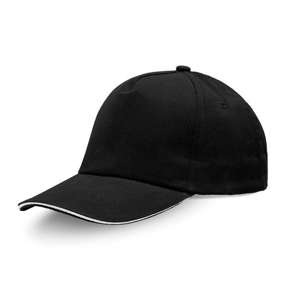 Boné para adulto, pala sandwich, de algodão penteado Zectra - Image 5