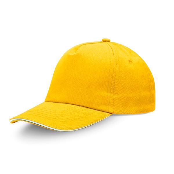 Boné para adulto, pala sandwich, de algodão penteado Zectra - Image 8