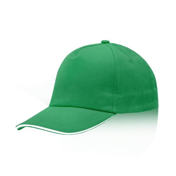 Boné para adulto, pala sandwich, de algodão penteado Zectra - Image 11