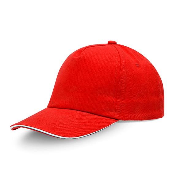 Boné para adulto, pala sandwich, de algodão penteado Zectra - Image 7