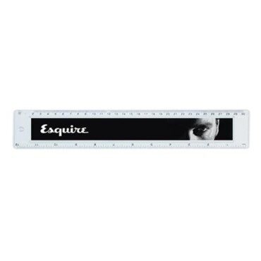 Régua REG-30 com tampa acrílica e escala impressa, 30cm REG-30