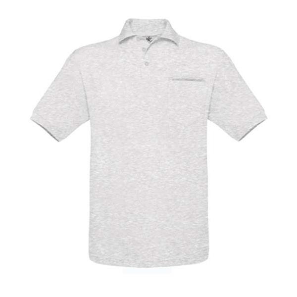 Polo B&C Safran Pocket 180g - 100% Algodão (investindo em Better Cotton) Safran Pocket - Image 2