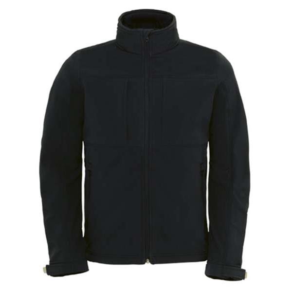Parka B&C Hooded Softshell 340g - 94% Poliéster impermeável/ 6% Elastano Hooded Softshell - Image 3