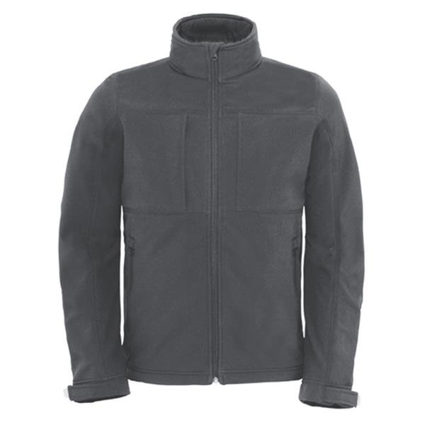 Parka B&C Hooded Softshell 340g - 94% Poliéster impermeável/ 6% Elastano Hooded Softshell