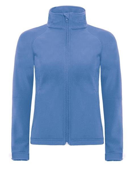 Parka B&C Hooded Softshell Women 340g - 94% Poliéster impermeável/ 6% Elastano Hooded Softshell Women