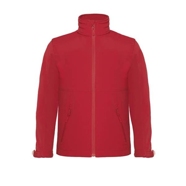 Parka B&C Hooded Softshell Kids 340g - 94% Poliéster impermeável/ 6% Elastano Hooded Softshell Kids - Image 3