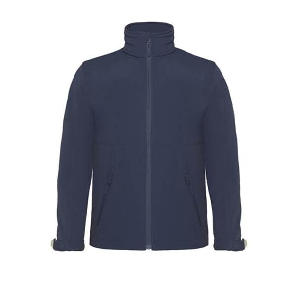 Parka B&C Hooded Softshell Kids 340g - 94% Poliéster impermeável/ 6% Elastano Hooded Softshell Kids - Image 4
