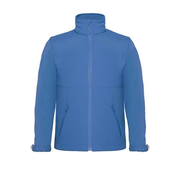 Parka B&C Hooded Softshell Kids 340g - 94% Poliéster impermeável/ 6% Elastano Hooded Softshell Kids - Image 2