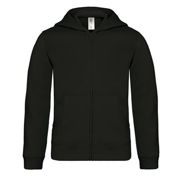 Casaco Sweat B&C Hooded Full Zip Kids 280g - 80% Algodão (investindo em Better Cotton)/ 20% Poliéster reciclado Hooded Full zip Kids - Image 3