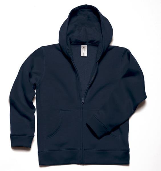 Casaco Sweat B&C Hooded Full Zip Kids 280g - 80% Algodão (investindo em Better Cotton)/ 20% Poliéster reciclado Hooded Full zip Kids - Image 5