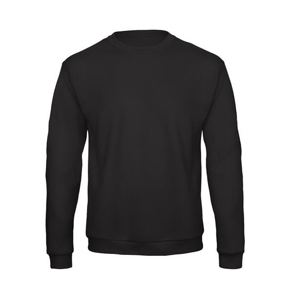 Sweatshirt B&C ID.202 Set In 50/50 - 50% Algodão (investindo em Better Cotton)/ 50% Poliéster reciclado ID.202