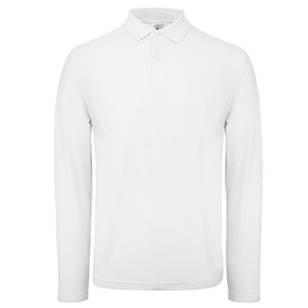 Polo B&C ID.001 manga comprida 180g - 100% Algodão (investindo em Better Cotton) ID.001 LSL - Image 8