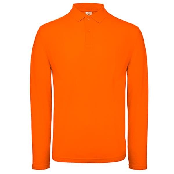 Polo B&C ID.001 manga comprida - 100% Algodão (investindo em Better Cotton) ID.001 LSL - Image 3