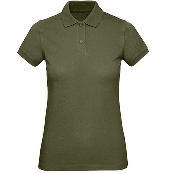 Polo B&C Inspire Women 170g - 100% Algodão Orgânico ou em conversão Inspire Polo Women_º - Image 3