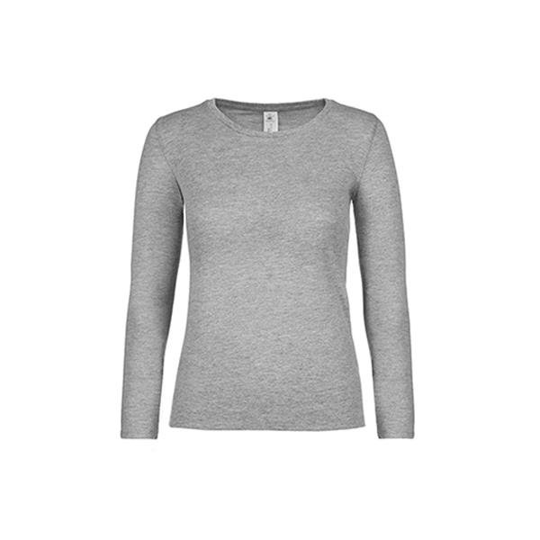 T-shirt B&C #E150 manga comprida - 100% Algodão (investindo em Better Cotton) #E150 LSL Women - Image 3