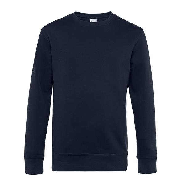 Sweatshirt B&C King Crew Neck 280g - 80% Algodão (investindo em Better Cotton)/ 20% Poliéster reciclado King Crew Neck - Image 3