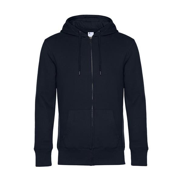 Casaco Sweat B&C King Zipped Hood 280g - 80% Algodão (investindo em Better Cotton)/ 20% Poliéster reciclado King Zipped Hood