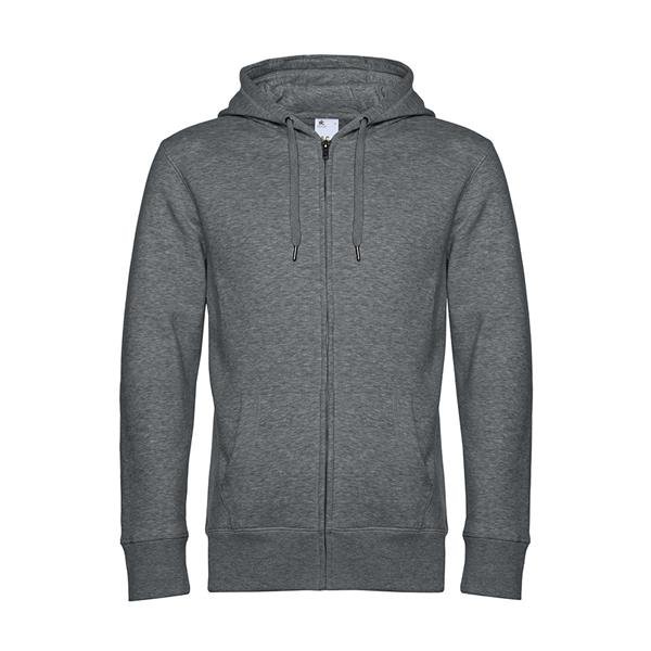 Casaco Sweat B&C King Zipped Hood 280g - 80% Algodão (investindo em Better Cotton)/ 20% Poliéster reciclado King Zipped Hood - Image 3