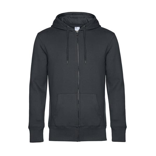 Casaco Sweat B&C King Zipped Hood 280g - 80% Algodão (investindo em Better Cotton)/ 20% Poliéster reciclado King Zipped Hood - Image 2