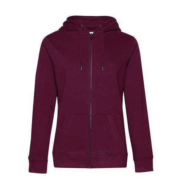 Casaco Sweat B&C Queen Zipped Hood 280g - 80% Algodão (investindo em Better Cotton)/ 20% Poliéster reciclado Queen Zipped Hood - Image 8
