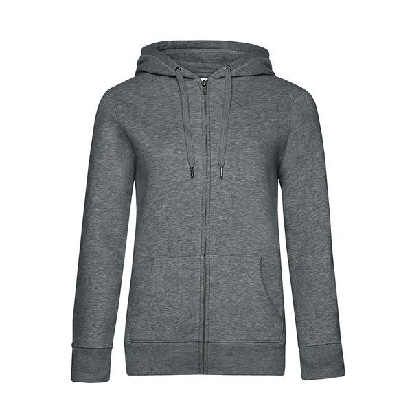 Casaco Sweat B&C Queen Zipped Hood 280g - 80% Algodão (investindo em Better Cotton)/ 20% Poliéster reciclado Queen Zipped Hood - Image 7