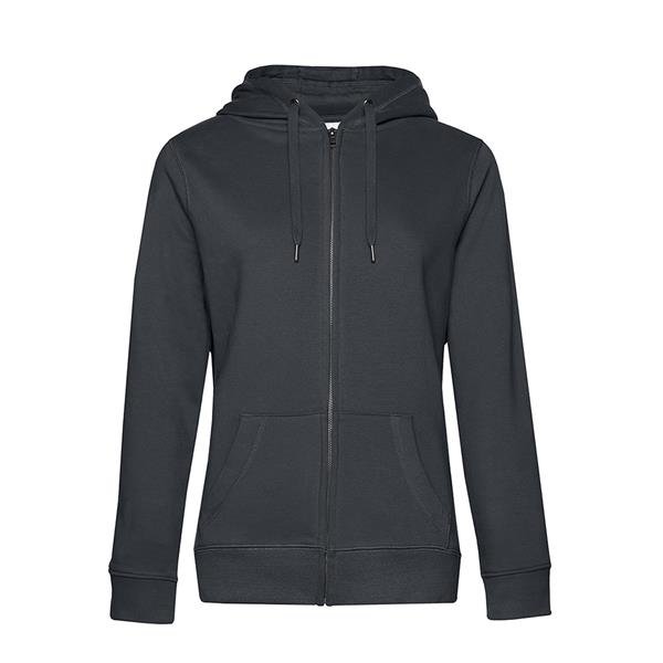 Casaco Sweat B&C Queen Zipped Hood 280g - 80% Algodão (investindo em Better Cotton)/ 20% Poliéster reciclado Queen Zipped Hood - Image 6