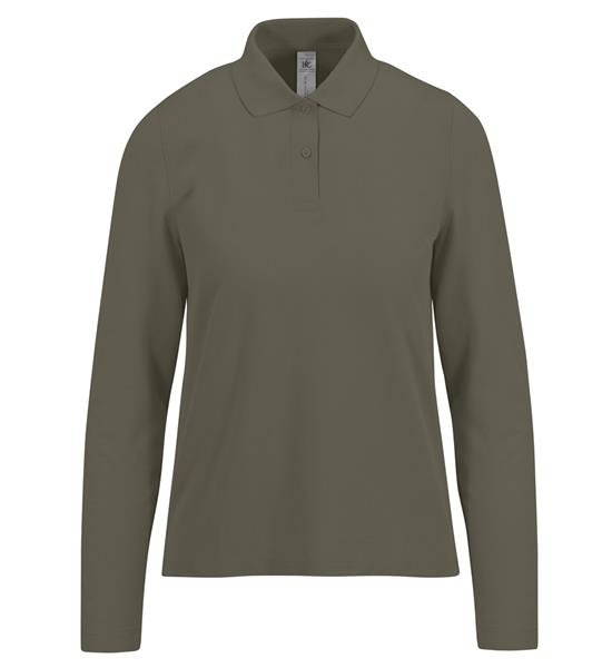 B&C My Polo 180 LSL Women - 100% Algodão Optimium™ (investindo em Better Cotton) My Polo 180 LSL Women - Image 4