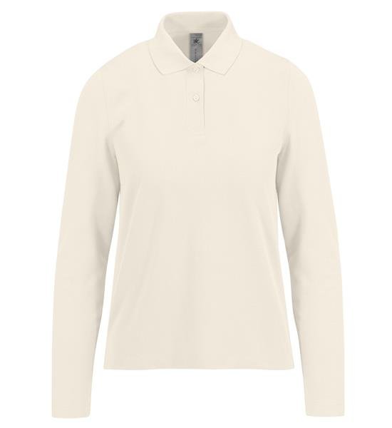 B&C My Polo 180 LSL Women - 100% Algodão Optimium™ (investindo em Better Cotton) My Polo 180 LSL Women