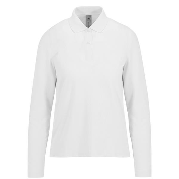 B&C My Polo 210 LSL Women - 100% Algodão Optimium™ (investindo em Better Cotton) My Polo 210 LSL Women - Image 2