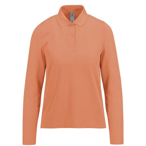 B&C My Polo 210 LSL Women - 100% Algodão Optimium™ (investindo em Better Cotton) My Polo 210 LSL Women - Image 3