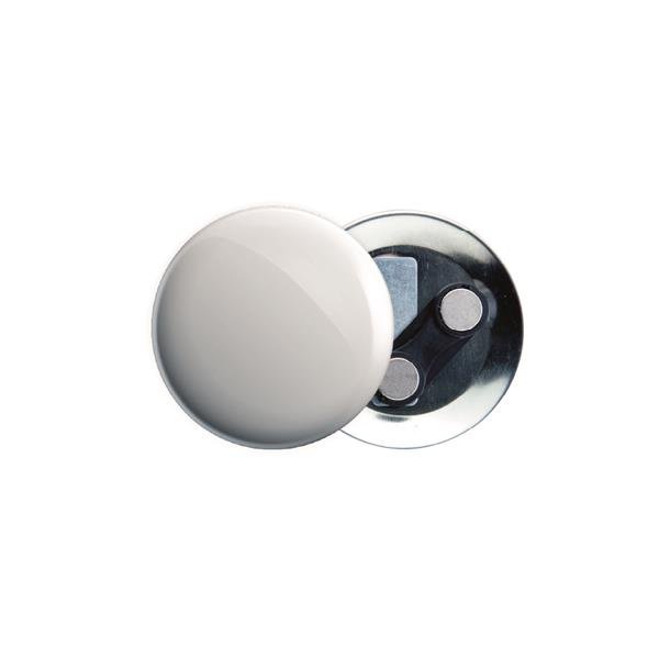 Crachá de 38mm com iman duplo roupa, personalizado Badge double magnet 38
